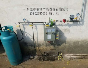 30KG壁挂式液化气汽化器低压套装河南客户安装实例